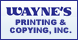 Wayne's Printing & Copying Inc - Hutchinson, KS