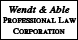 Wendt & Abel A Professional Law Corporation - San Luis Obispo, CA