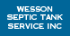 Wesson Septic Tank Service Inc. - Shelby, NC