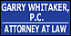 Whitaker Garry PC Attorney At Law - Winston Salem, NC