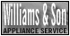 Williams & Son Appliance Svc - Tulare, CA