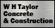 W H Taylor Concrete & Construction LLC - Northport, AL