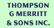 G Merritt Thompson & Sons Inc - Mansfield Depot, CT