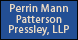 Perrin Mann Patterson Pressley LLP - Spartanburg, SC