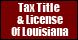 Tax Title & License of LA. - Baton Rouge, LA