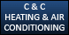 C & C Heating & Air Cond Inc - Mount Pleasant, SC