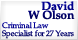 Olson, David W