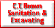 C T Brown Sanitation & Excavating - Xenia, OH