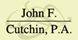 John, F Cutchin - Newton, NC