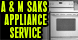 A & M Saks Appliance Service - Hamden, CT