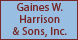 Gaines W Harrison & Sons - Columbia, SC