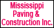 Mississippi Paving & Construction Inc - Starkville, MS