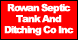 Rowan Septic Tank And Ditching Co Inc - Salisbury, NC