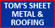 Tom's Sheet Metal & Roofing Inc - Summit, MS