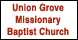 Union Grove Missionary Baptist Church - - Warner Robins, GA