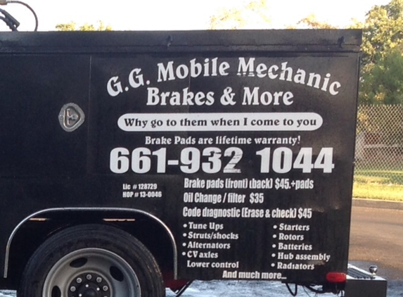 G.G. Mobile Mechanic - Bakersfield, CA
