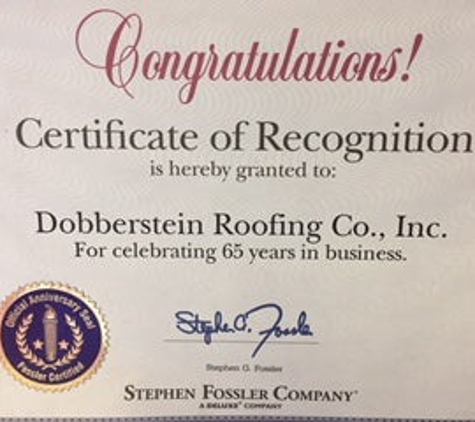 Dobberstein Roofing Co Inc - Kearney, NE