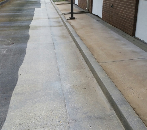 All Washed Up Power Washing LLC - Madisonville, LA. Half way clean