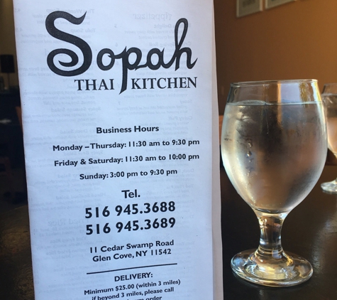 Sopah Thai Kitchen - Glen Cove, NY