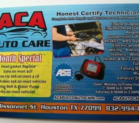 Aca Auto Care - Houston, TX