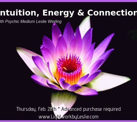 Psychic Medium Leslie Werling - Austin, TX. Psychic development workshops
