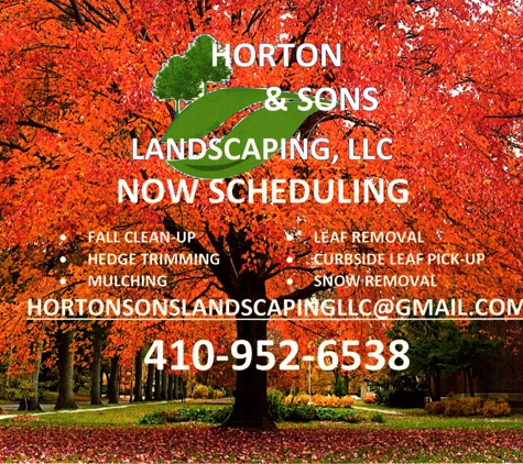 HORTON & SONS LANDSCAPING, LLC - Nottingham, MD