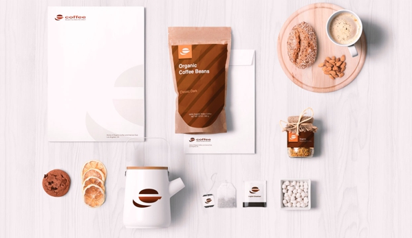 Amberd Design Studio - Los Angeles, CA. eCoffee stationery design