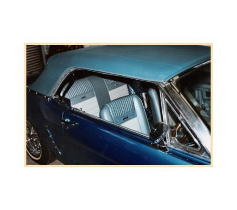 DA Motor Trimming & Upholstery - Botany, NSW. Blue Mustang Soft Top