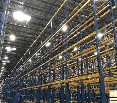 Warehouse Cubed Consulting Group - Prosper, TX. TEAR DROP RACKS! 42" x 16' UPRIGHTS
BRAND NEW (WE HAVE HIGHER QUANTITIES AVAILABLE
New Tear Drop Rack, Roll Formed, Excellent Condition!