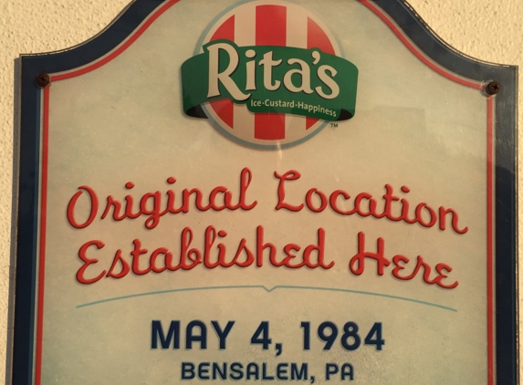 Rita's Italian Ice & Frozen Custard - Andalusia, PA