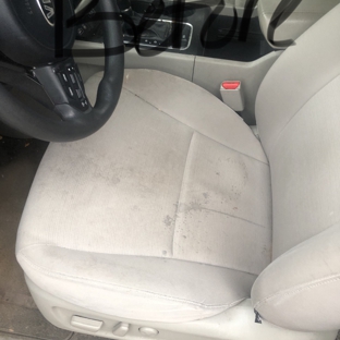 Super Clean Full Service Carwash - Oklahoma City, OK. Drivers seat- before