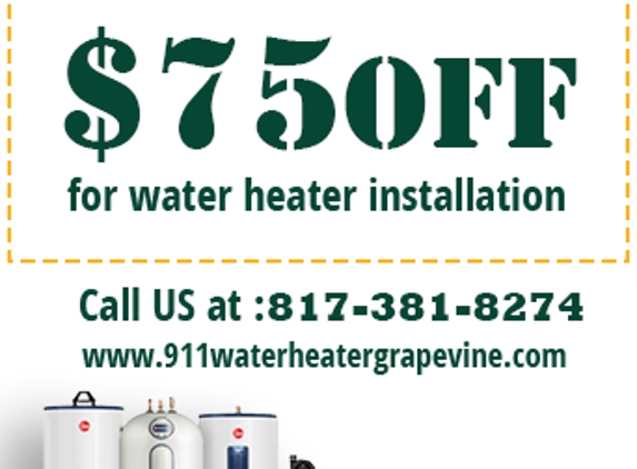 911 Water Heater Grapevine TX - Grapevine, TX. 911 Water Heater Grapevine TX