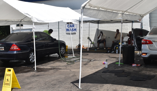 On Pointe Detailing - Orangeburg, SC. We have shaded space for both the customer and their vehicle. The customer has their space and the car isn't too hot to detail!