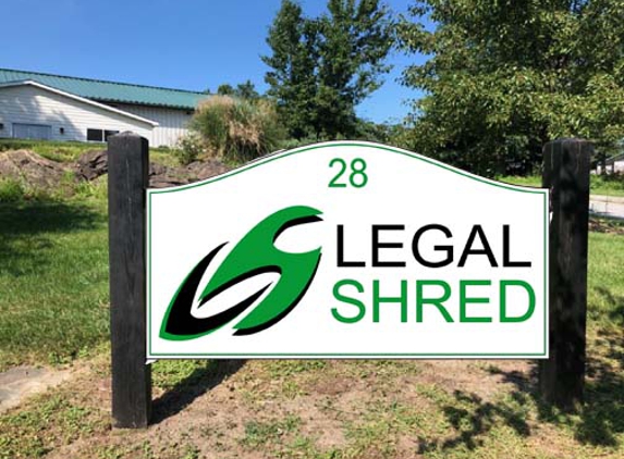 mgh truck lettering - Hopewell Junction, NY. Legal Shred Road Sign