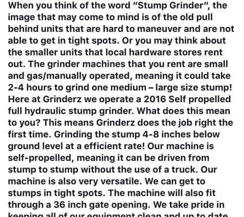 Grinderz Stump Grinding - Rome, GA