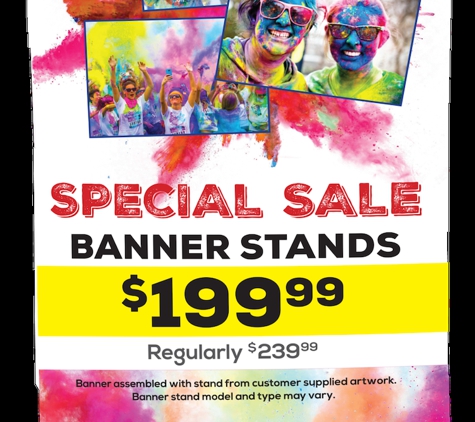 Allegra of Reno - Reno, NV. Take advantage of our special sale - $199.99 for banner stands.