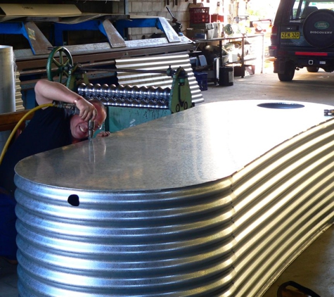 Mills' Metal Works Pty Ltd - Orange, NSW. Creation of Water Tank