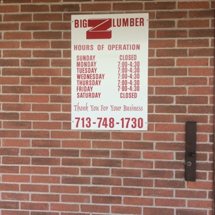 Big Z Lumber - Houston, TX