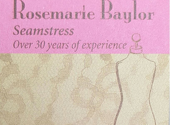 Rosemarie Baylor, Seamstress - Lebanon, PA