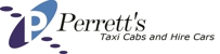 Perrett's Taxi Cabs Logo