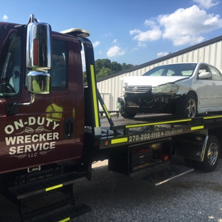 On duty wrecker service - Smiths Grove, KY