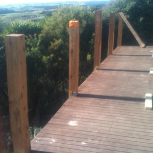 Bannon Reblocking Services Pty Ltd. New Posts Installed On High Deck