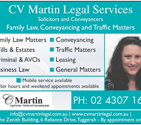 C V Martin Legal Services - Brisbane City, QLD