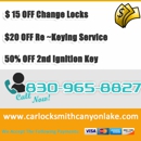 Car Locksmith Canyon Lake TX - Locks & Locksmiths