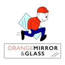 Orange Mirror & Glass - Wine Storage