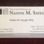 Law Offices of Nadine M. Sayegh