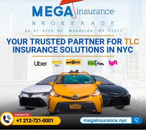 Mega Insurance Brokerage - Woodside, NY.  We specialize in connecting you with the best possible  auto insurance  tailored to meet your needs. 