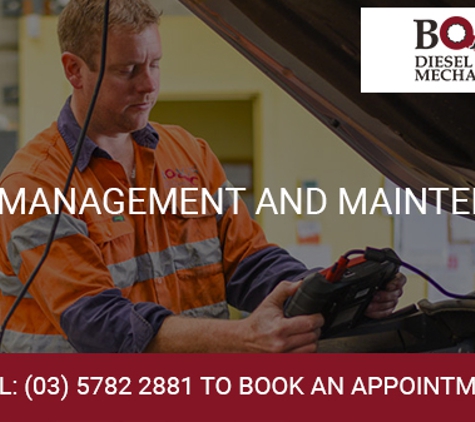 Boag's Diesel Mechanics - Kilmore, VIC. FLEET MANAGEMENT AND MAINTENANCE