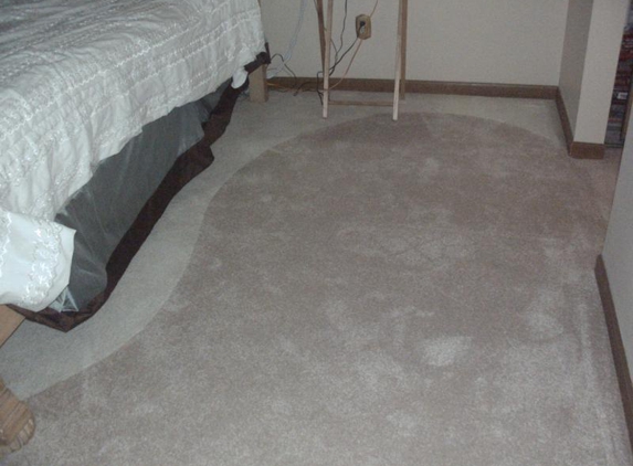 CTM Carpet Care, LLC - Indianapolis, IN. install custom inlay in customers bedroom.