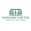 Sahauro Cactus Pergola and Iron Doors - Gardeners